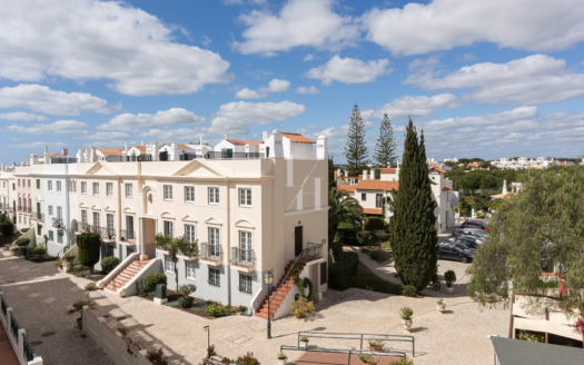 street view from rental property in Vilamoura, Algarve